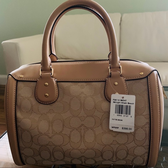 Coach signature Ivie Bennett Satchel Wallet Khaki - Picture 4 of 8